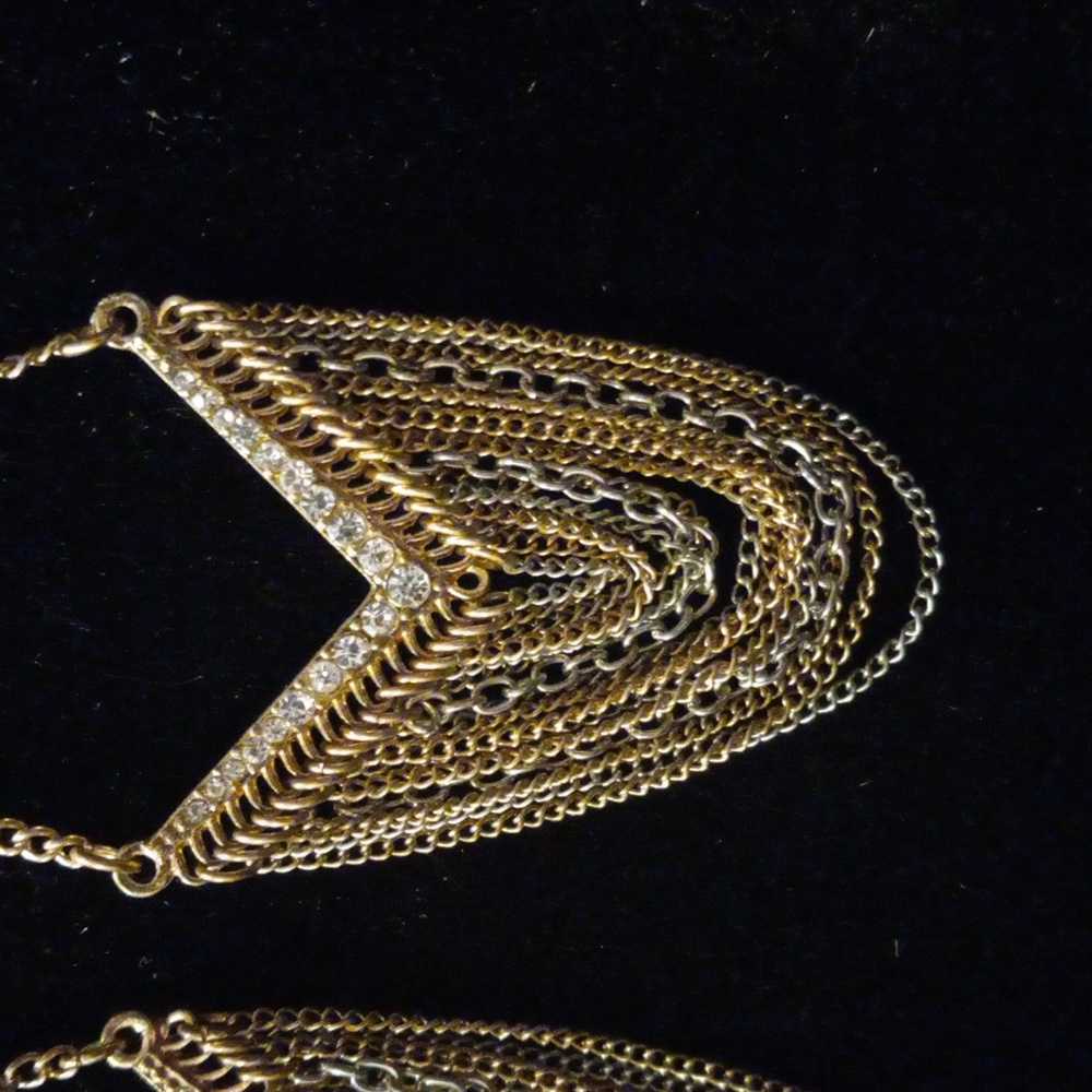 Long dangle earrings